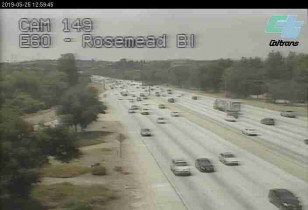 Imagen de vista previa de la cámara web South El Monte - SR-60 East At Rosemead Blvd